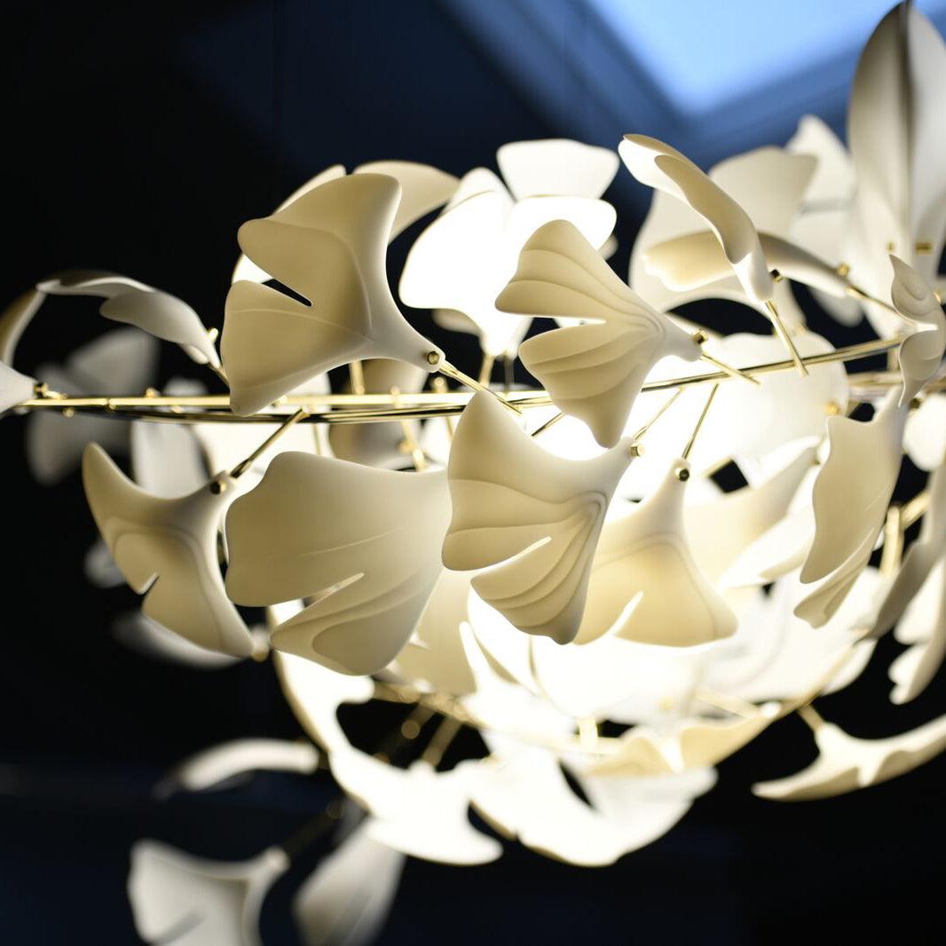 Gingko Ceiling Suspension N Lighting Lobby