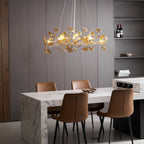 Ginkgo Leaf Acrylic Ceiling Light Lighting Lobby
