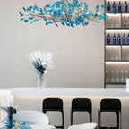 Ginkgo Leaf Acrylic Ceiling Light Lighting Lobby