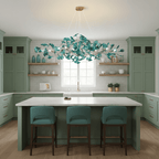 Ginkgo Leaf Acrylic Ceiling Light Lighting Lobby