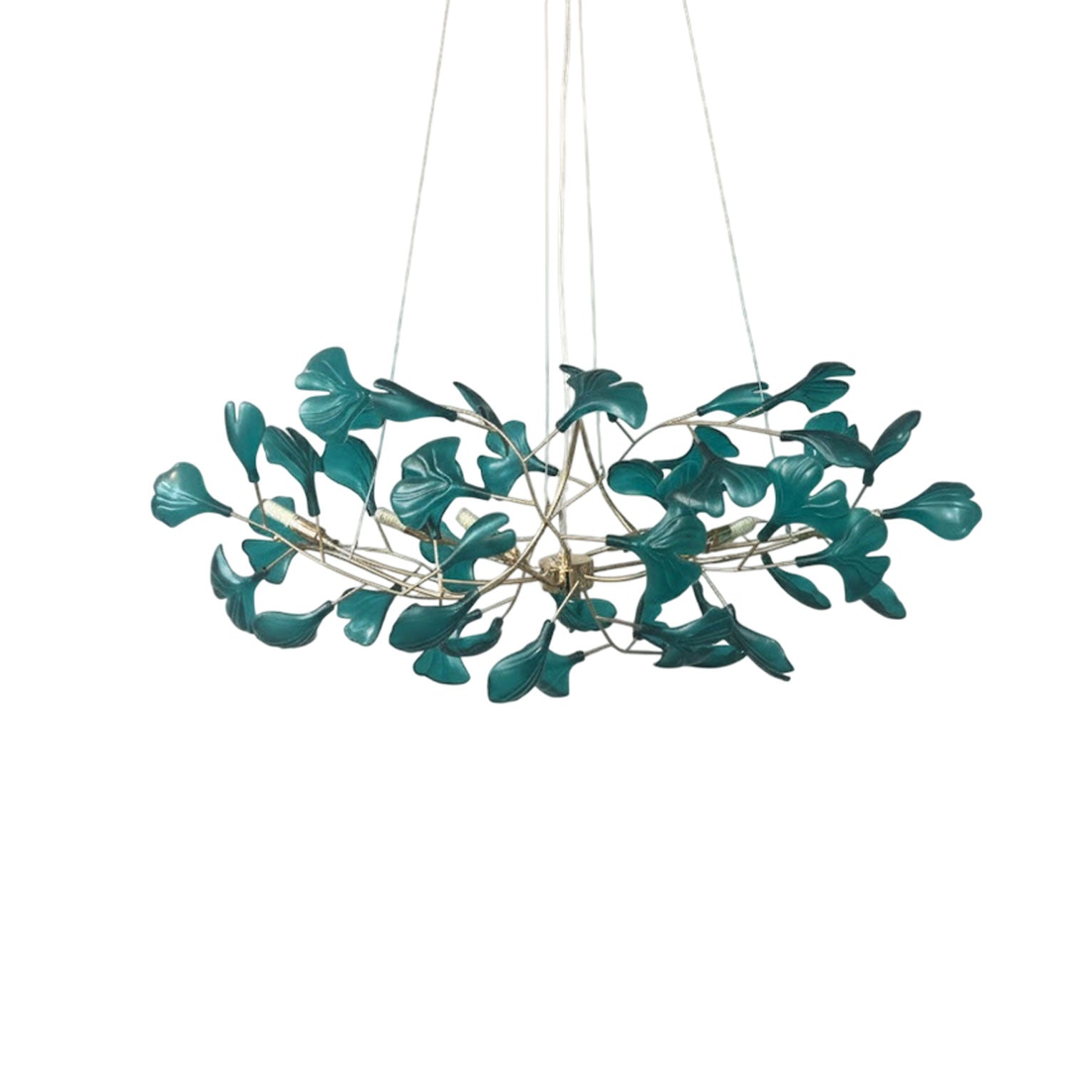 Ginkgo Leaf Acrylic Ceiling Light Lighting Lobby