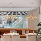 Ginkgo Leaf Acrylic Ceiling Light Lighting Lobby