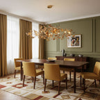 Ginkgo Leaf Acrylic Ceiling Light Lighting Lobby