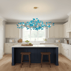 Ginkgo Leaf Acrylic Ceiling Light Lighting Lobby
