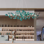 Ginkgo Leaf Acrylic Ceiling Light Lighting Lobby
