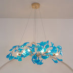 Ginkgo Leaf Acrylic Ceiling Light Lighting Lobby