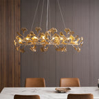 Ginkgo Leaf Acrylic Ceiling Light Lighting Lobby