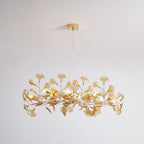 Ginkgo Leaf Acrylic Ceiling Light Lighting Lobby