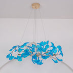Ginkgo Leaf Acrylic Ceiling Light Lighting Lobby