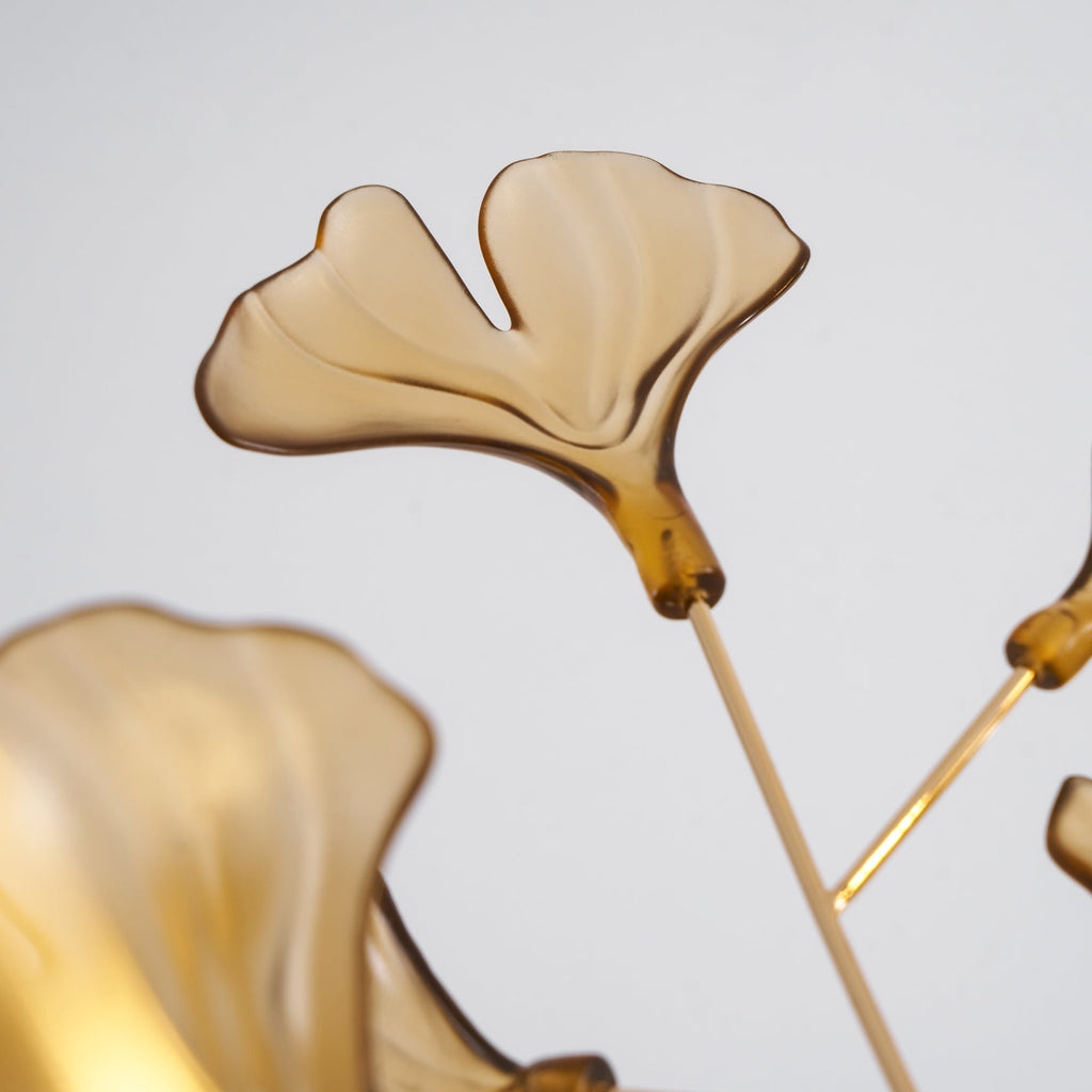 Ginkgo Leaf Acrylic Ceiling Light Lighting Lobby
