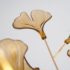 Ginkgo Leaf Acrylic Ceiling Light Lighting Lobby