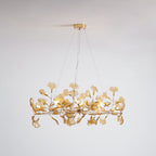 Ginkgo Leaf Acrylic Ceiling Light Lighting Lobby