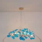 Ginkgo Leaf Acrylic Ceiling Light Lighting Lobby