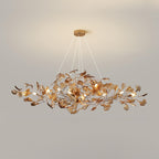 Ginkgo Leaf Acrylic Ceiling Light Lighting Lobby