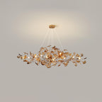 Ginkgo Leaf Acrylic Ceiling Light Lighting Lobby