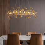 Ginkgo Leaf Acrylic Ceiling Light Lighting Lobby