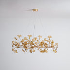 Ginkgo Leaf Acrylic Ceiling Light Lighting Lobby