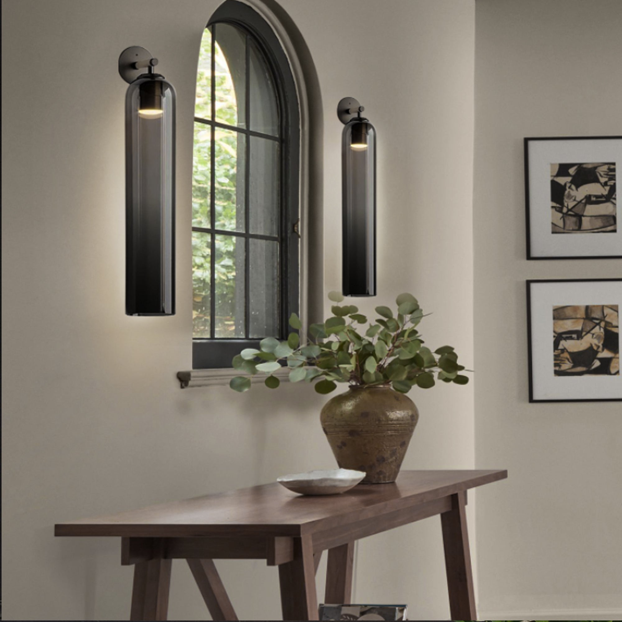Glass Art Wall Light Lighting Lobby