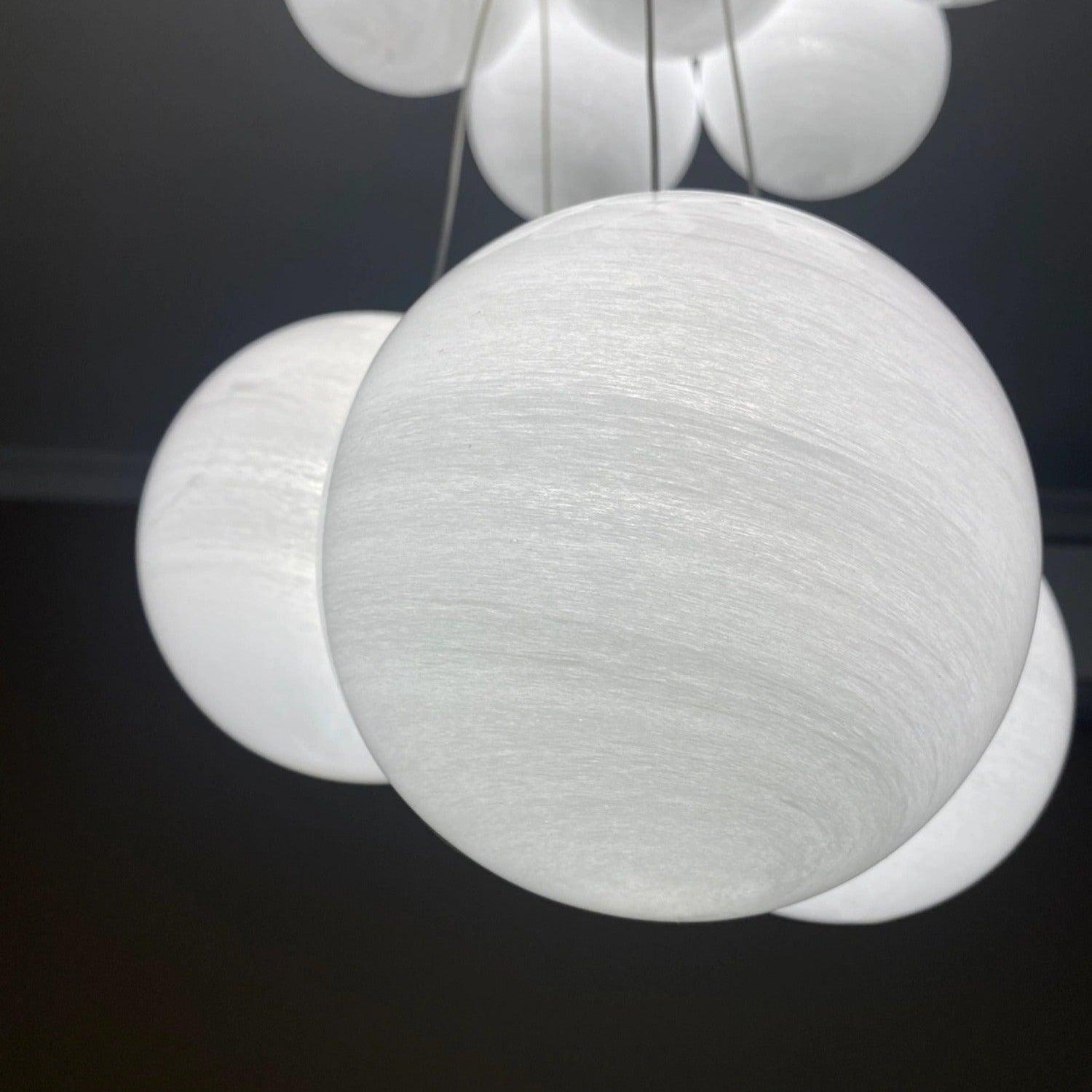 Glass Ceiling Pendant Cluster Lighting Lobby