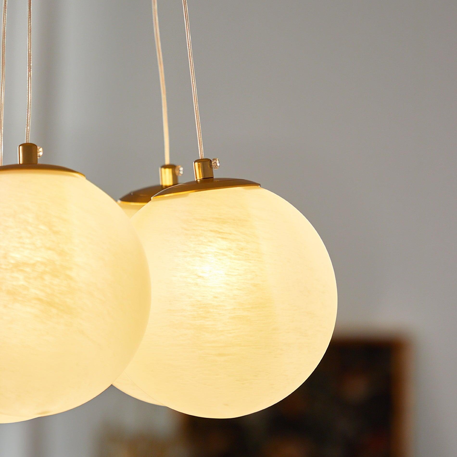 Glass Ceiling Pendant Cluster Lighting Lobby