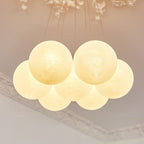 Glass Ceiling Pendant Cluster Lighting Lobby