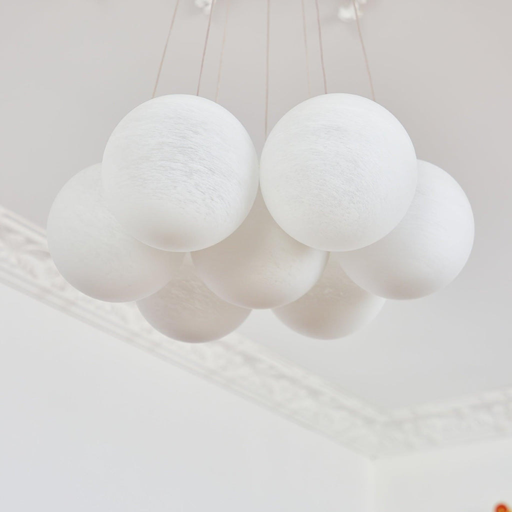 Glass Ceiling Pendant Cluster Lighting Lobby