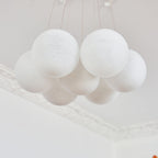 Glass Ceiling Pendant Cluster Lighting Lobby