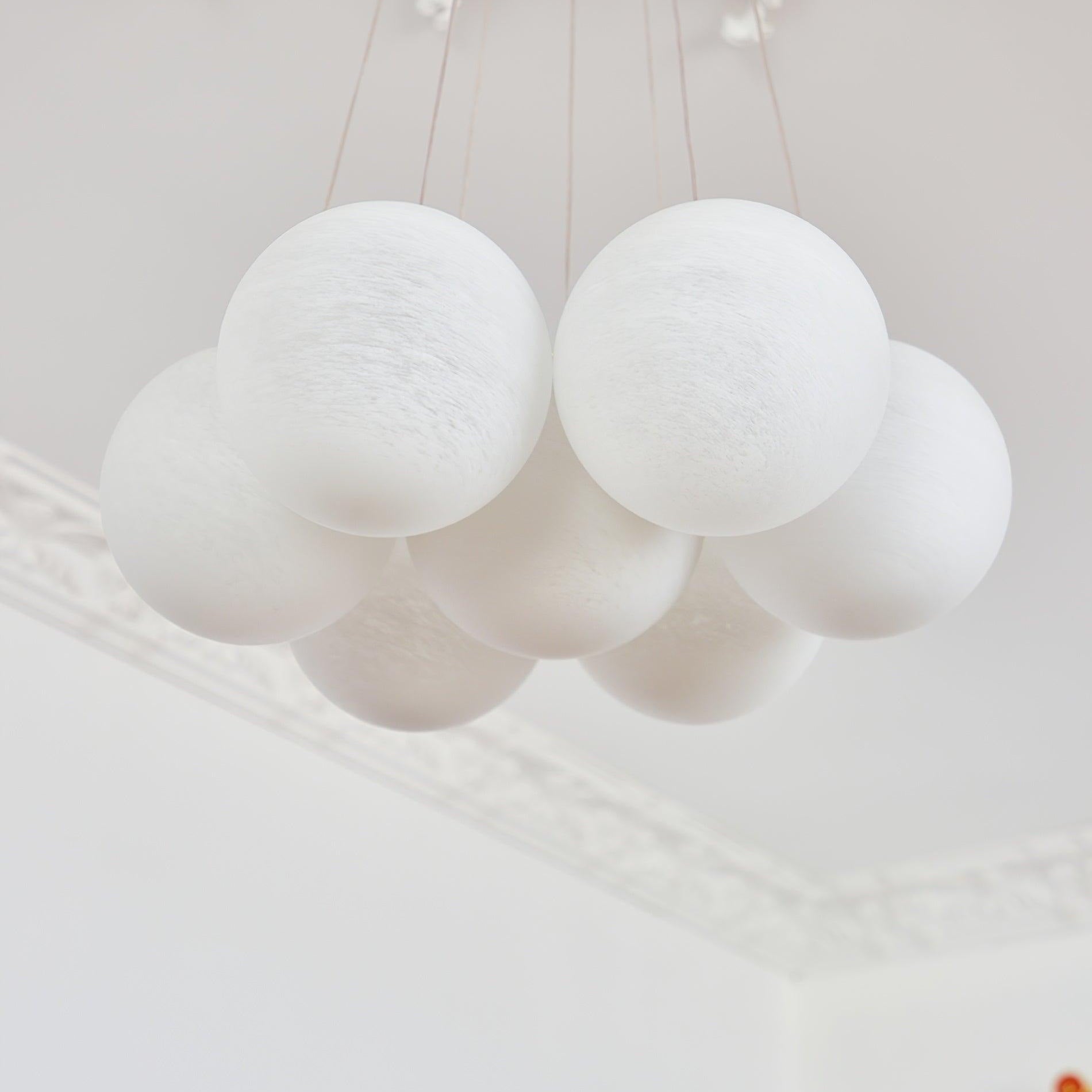 Glass Ceiling Pendant Cluster Lighting Lobby