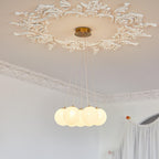 Glass Ceiling Pendant Cluster Lighting Lobby