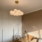 Glass Ceiling Pendant Cluster Lighting Lobby