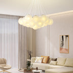 Glass Ceiling Pendant Cluster Lighting Lobby