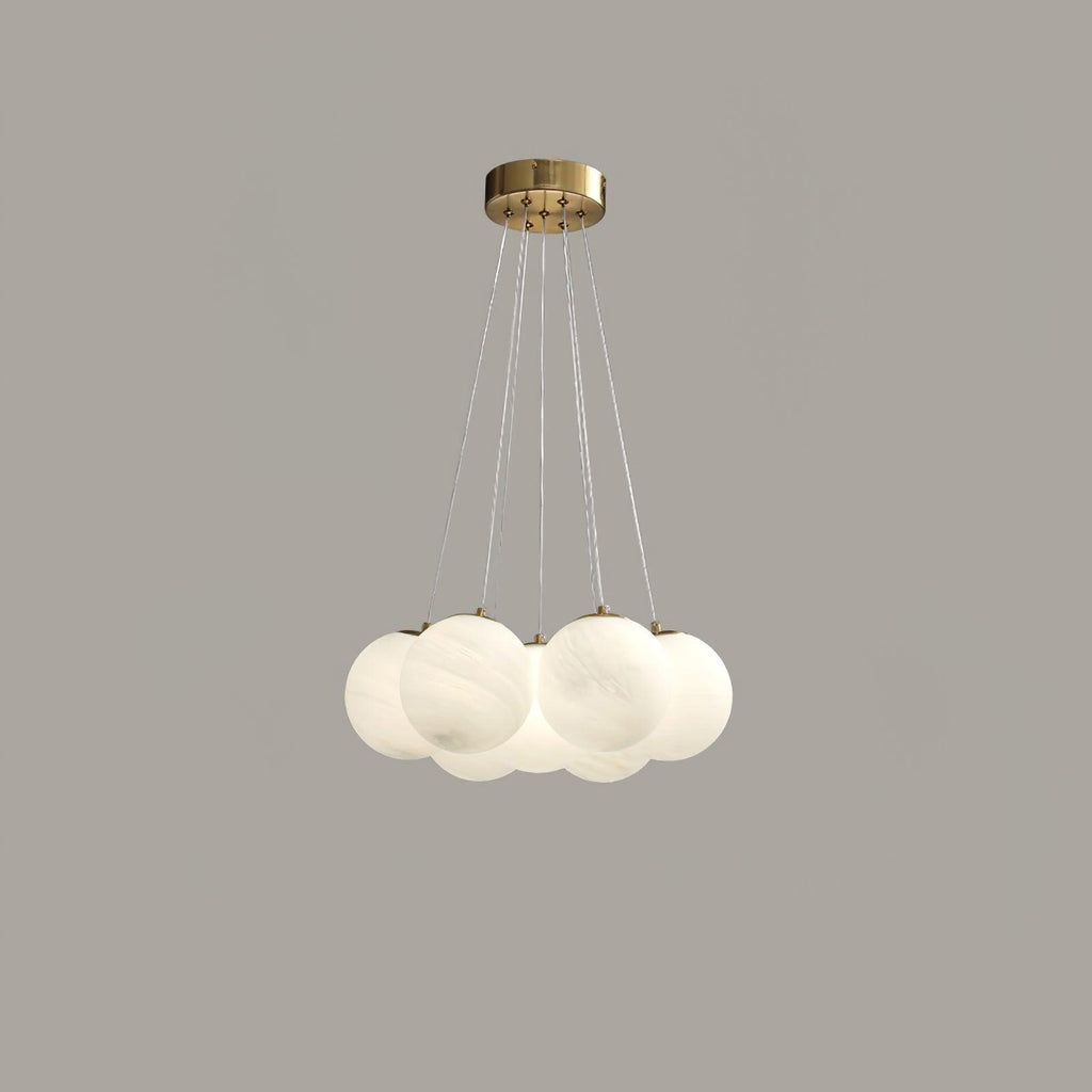 Glass Ceiling Pendant Cluster Lighting Lobby