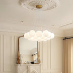 Glass Ceiling Pendant Cluster Lighting Lobby