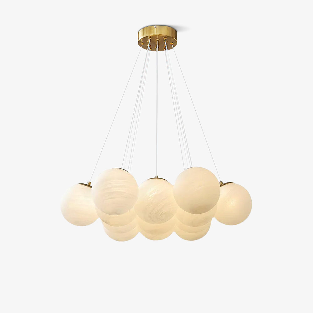 Glass Ceiling Pendant Cluster Lighting Lobby