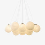 Glass Ceiling Pendant Cluster Lighting Lobby