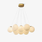 Glass Ceiling Pendant Cluster Lighting Lobby