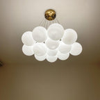 Glass Ceiling Pendant Cluster Lighting Lobby