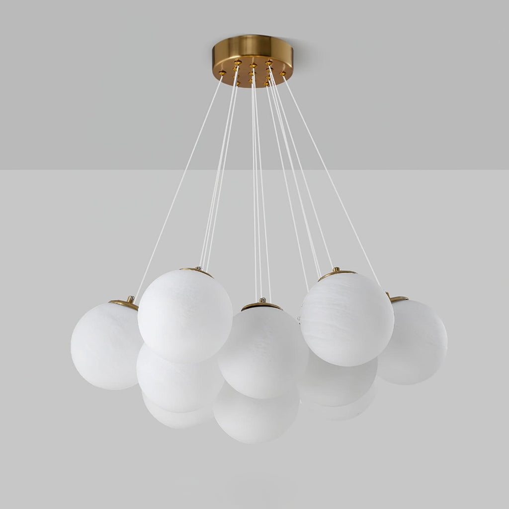 Glass Ceiling Pendant Cluster Lighting Lobby