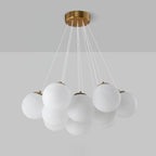 Glass Ceiling Pendant Cluster Lighting Lobby