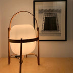 Glass Lantern Portable Table Light Lighting Lobby