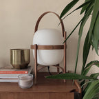 Glass Lantern Portable Table Light Lighting Lobby