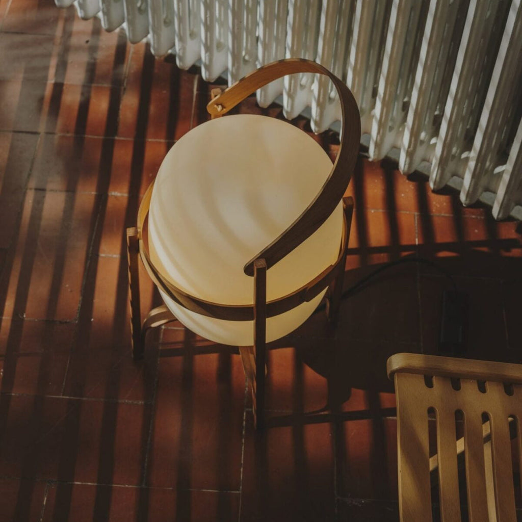 Glass Lantern Portable Table Light Lighting Lobby
