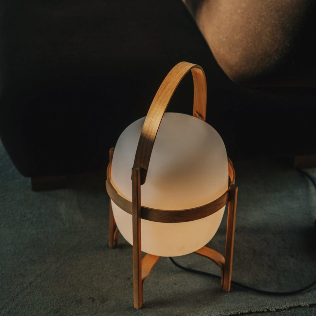 Glass Lantern Portable Table Light Lighting Lobby