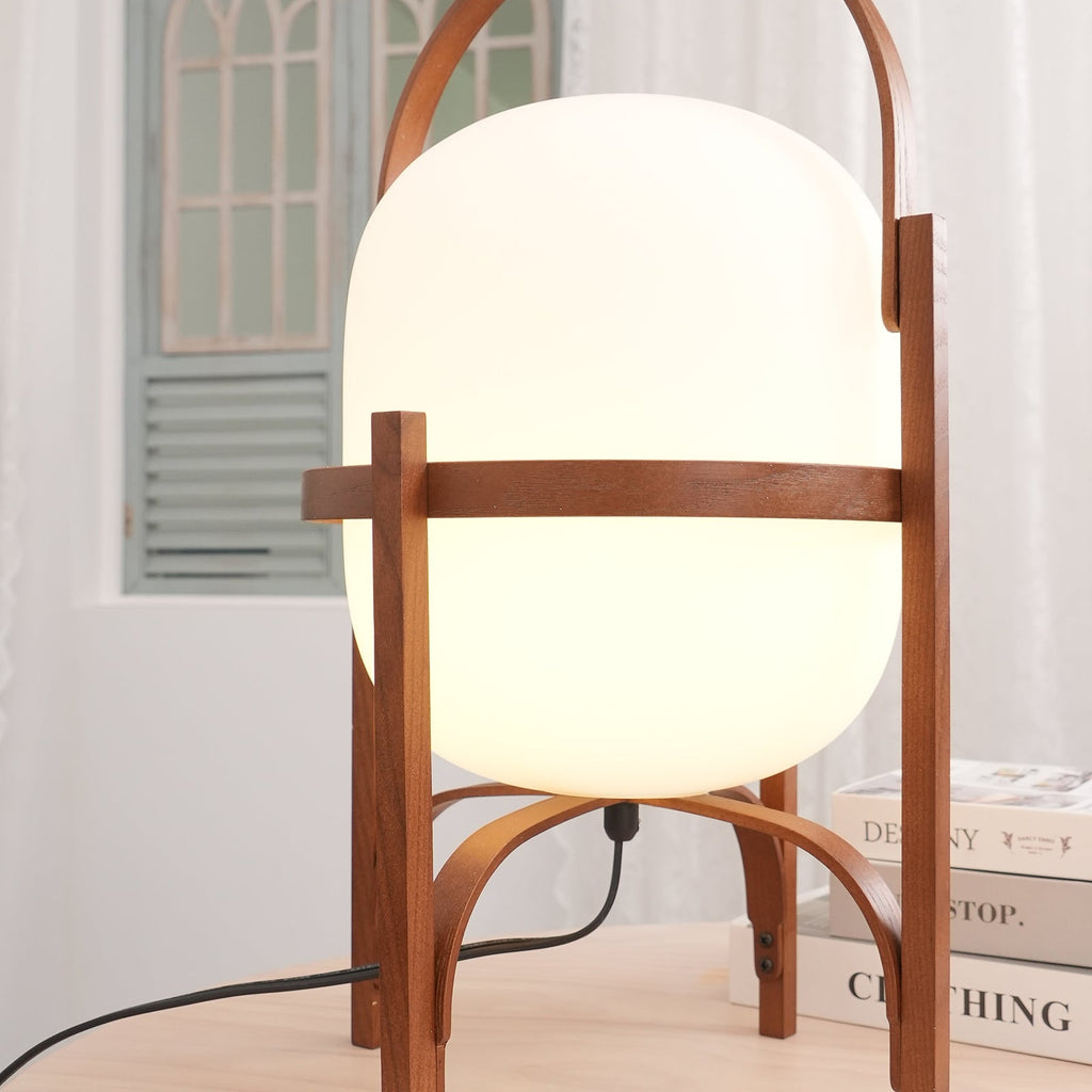 Glass Lantern Portable Table Light Lighting Lobby