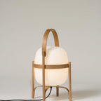 Glass Lantern Portable Table Light Lighting Lobby