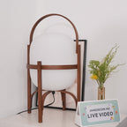 Glass Lantern Portable Table Light Lighting Lobby