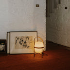 Glass Lantern Portable Table Light Lighting Lobby