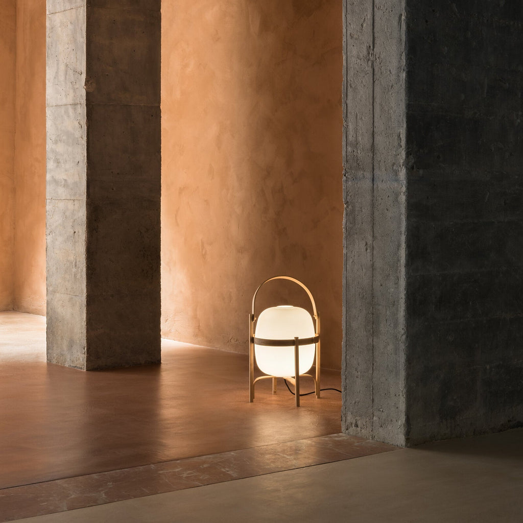 Glass Lantern Portable Table Light Lighting Lobby