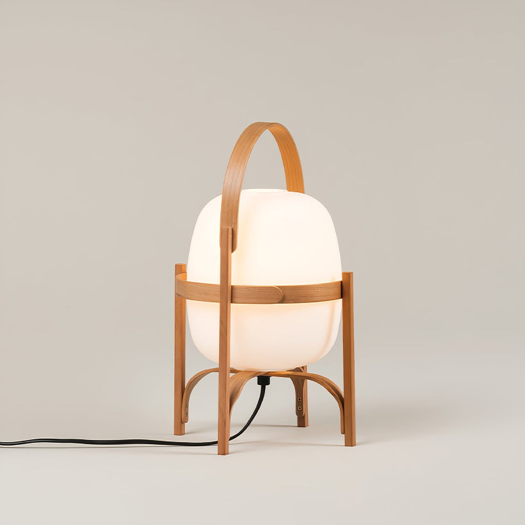 Glass Lantern Portable Table Light Lighting Lobby