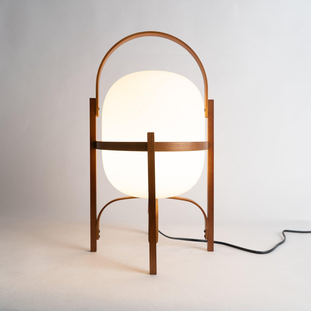 Glass Lantern Portable Table Light Lighting Lobby